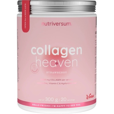 Nutriversum Collagen Heaven | added Zinc, Vitamin C and Hyaluronic Acid [300 грама] Ягода