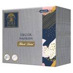 Joli Луксозни салфетки серия " Decor Napkins - Black Label-сиво (jo-727)