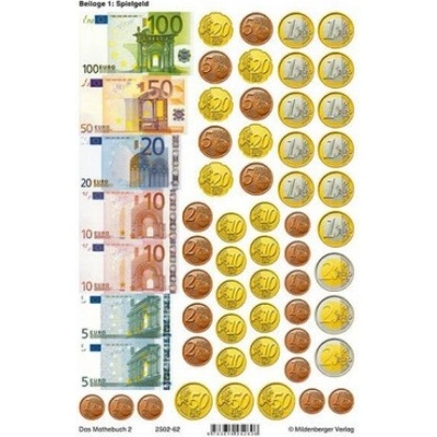 Mildenberger EURO-Spielgeld bis 100, 10 Bogen