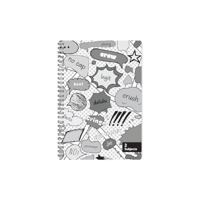 Sentio Тетрадка със спирала 17х25 см, 70 листа, 2 теми Comic