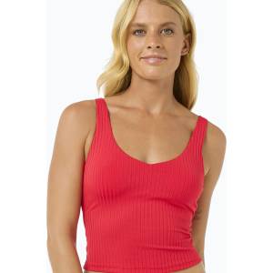 Rip Curl Premium Surf Горнище на бански хибискус червено