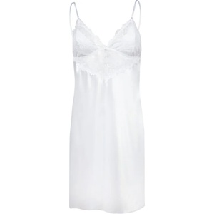 DKaren Сатенена нощница с тънки презрамки в бял цвят franceseh-65533-biaŁy - , размер m