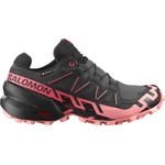Salomon Дамски маратонки Salomon Women's Speedcross 6 Gore-Tex Trail running shoes - Nine Iron / Black / Flamingo Pink - размер 42 2/3 (EU) (123-0974-1821)