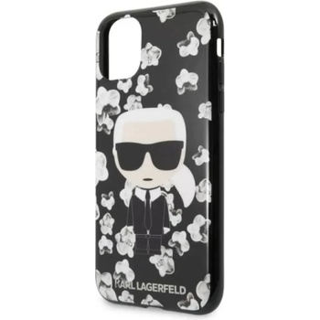 KARL LAGERFELD Черен кейс iPhone 11(6.1) KLHCN61FLFBBK