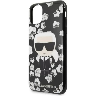 KARL LAGERFELD Черен кейс iPhone 11(6.1) KLHCN61FLFBBK