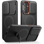 Tech-Protect KEVLAR AURA MAGSAFE калъф за Galaxy A57 черно/оранжево (5906302340163)