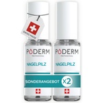 PODERM - Pack of 2 nail fungus treatment serum | Eliminates nail fungus, revitalizes the nails & works from day 1 | 100% Natural with Vitamin E & Lemon | Swiss Made | Developed by a podiatrist - 764017821011