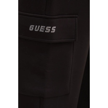 Guess Спортен панталон Guess CECILIA в черно с апликация V4BB12 K7UW2 (V4BB12.K7UW2)