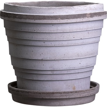 Bergs Potter Саксия Planet Jupiter с поставка 25 см сива (PLAG25S)