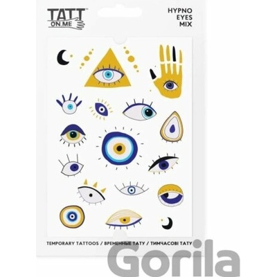 Vodeodolné dočasné tetovačky Hypno Eyes TATTonMe mix