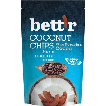 Bett´r Kokosové chipsy s kakaom 70 g