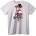 NOONEBRAND Тениска с градски карикатурен герой - 2XL, White