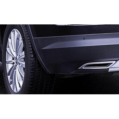 MILOTEC Imitácia koncovky výfuku Škoda Kodiaq 2016-2024 ABS - Alu Brusch