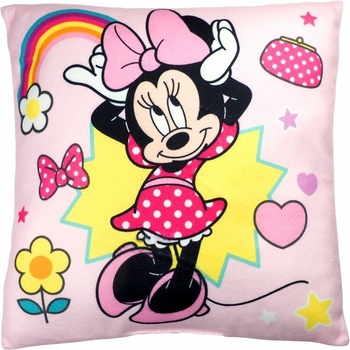 Jerry Fabrics Vankúš s potlačou Minnie Smile 40x40