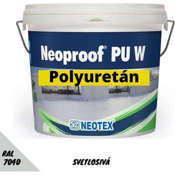 Neoproof PU W-40 - tekutá polyuretánová hydroizolácia: 13 kg RAL 7040