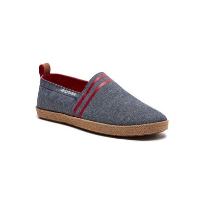 Tommy Hilfiger espadrilky Hilfiger Espadrille C Chambray FM0FM04982 tmavomodré – Zbozi.Blesk.cz