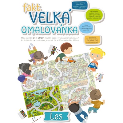 Fakt velká omalovánka Les