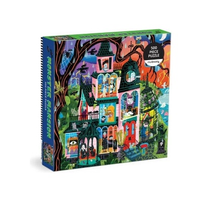 Mudpuppy Monster Mansion 500 Piece Family