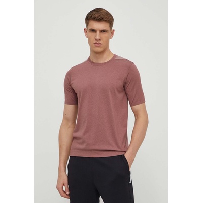 Calvin Klein Performance Тениска за трениране Calvin Klein Performance в розово с изчистен дизайн (00GMS4K164)