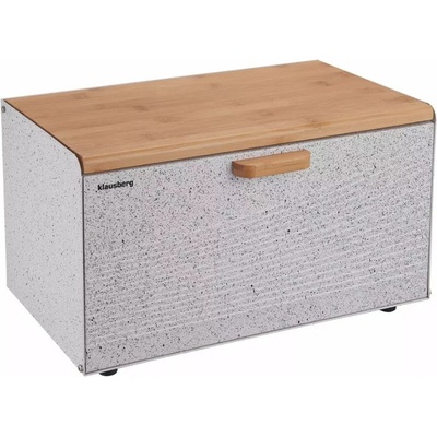 Klausberg chlebník KB-7466 - biela/drevo