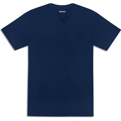 John & Paul V-neck tričko Navy