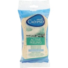 Calypso Active peeling koupelová mycí houba viskózní