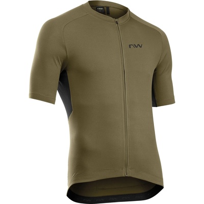 Northwave Мъжка фланелка с къс ръкав за колоездене Northwave Force 2 Jersey Short Sleeve Cycling jersey - Forest Green - размер XL (056-3146-0314)