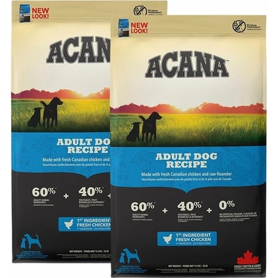 Acana Adult Dog Recipe 2 x 11,4 kg