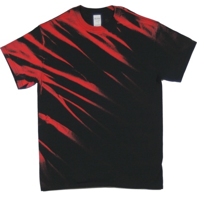 Tričko unisex The Mountain graffiti design Eclipse černé-červené