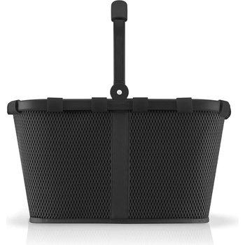 Reisenthel carrybag frame mesh black - Sturdy shopping basket with lots of storage space and practical inner pocket - Elegant and water-repellent design - BK7082