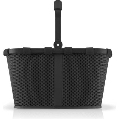 Reisenthel carrybag frame mesh black - Sturdy shopping basket with lots of storage space and practical inner pocket - Elegant and water-repellent design - BK7082