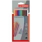 STABILO Цветни моливи Aquacolor 12 цвята