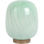 Leitmotiv Светлозелена настолна лампа със стъклен абажур (височина 20 cm) Summer Globe - Leitmotiv (LM2266LG)