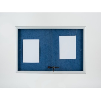 Aveli Vitrína informační modrá 6 x A4