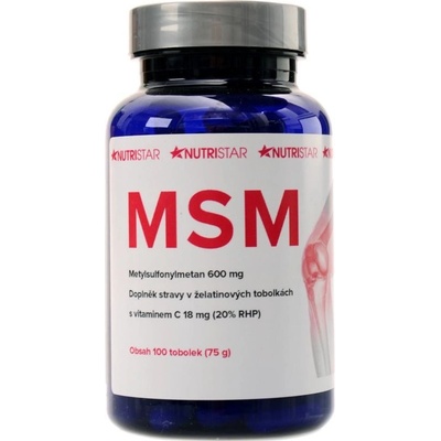 Nutri Star MSM 600 mg 100 kapsúl