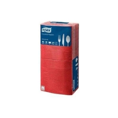 Tork ubrousky Advanced 1/4 složený 2 V červené 24x24cm