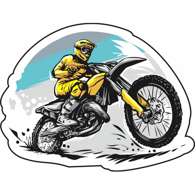 Pískacia koženková nášivka Koženková pískacia nášivka Motocross Velkost: PÍSKLE! malé