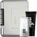 Carolina Herrera 212 VIP Men Подаръчен комплект, Тоалетна вода 100ml + душ гел 100ml (metal box), мъже