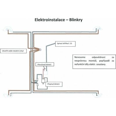 CZ Elektroinstalace - blinkry - JAWA 250/350 Panelka