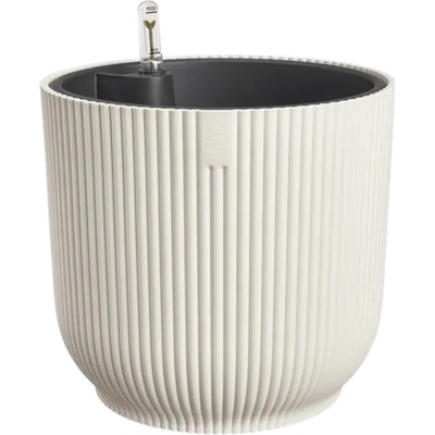 elho All-in-1 sada - kvetináč vibes round 25 cm + zavlažovací systém - linen white