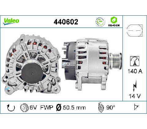 Alternátor VALEO 440602