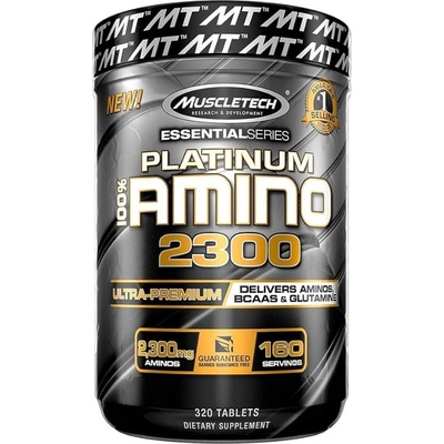 MuscleTech Platinum 100% Amino 2300, 320 Tablets