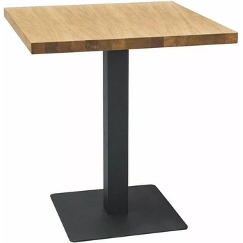 Textilomanie Čierny s doskou v dekore dub PURO 80x80