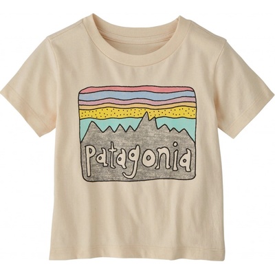 Patagonia Baby Fitz Roy Skies t-shirt undyed natural 24