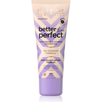 Eveline Cosmetics Better than Perfect krycí make-up s hydratačním účinkem 01 Ivory Neutral 30 ml