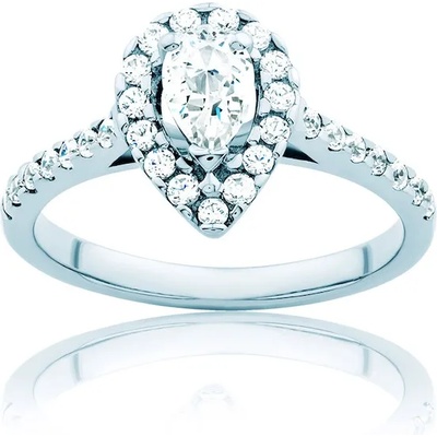 SAVICKI Годежен пръстен savicki: бяло злато, диаманти