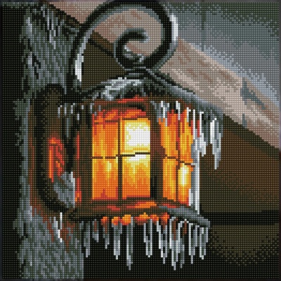 Diamond Dotz Замръзнала светлина - диамантен гоблен dq8.022