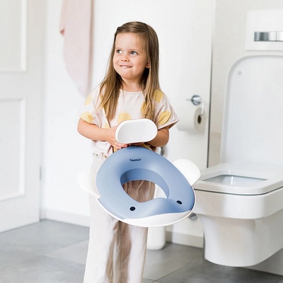Kindsgut Sedátko na WC Velryba Holubí modř