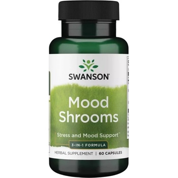Swanson Mood Shrooms | Maitake, Reishi, Shiitake [60 капсули]