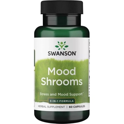 Swanson Mood Shrooms | Maitake, Reishi, Shiitake [60 капсули]